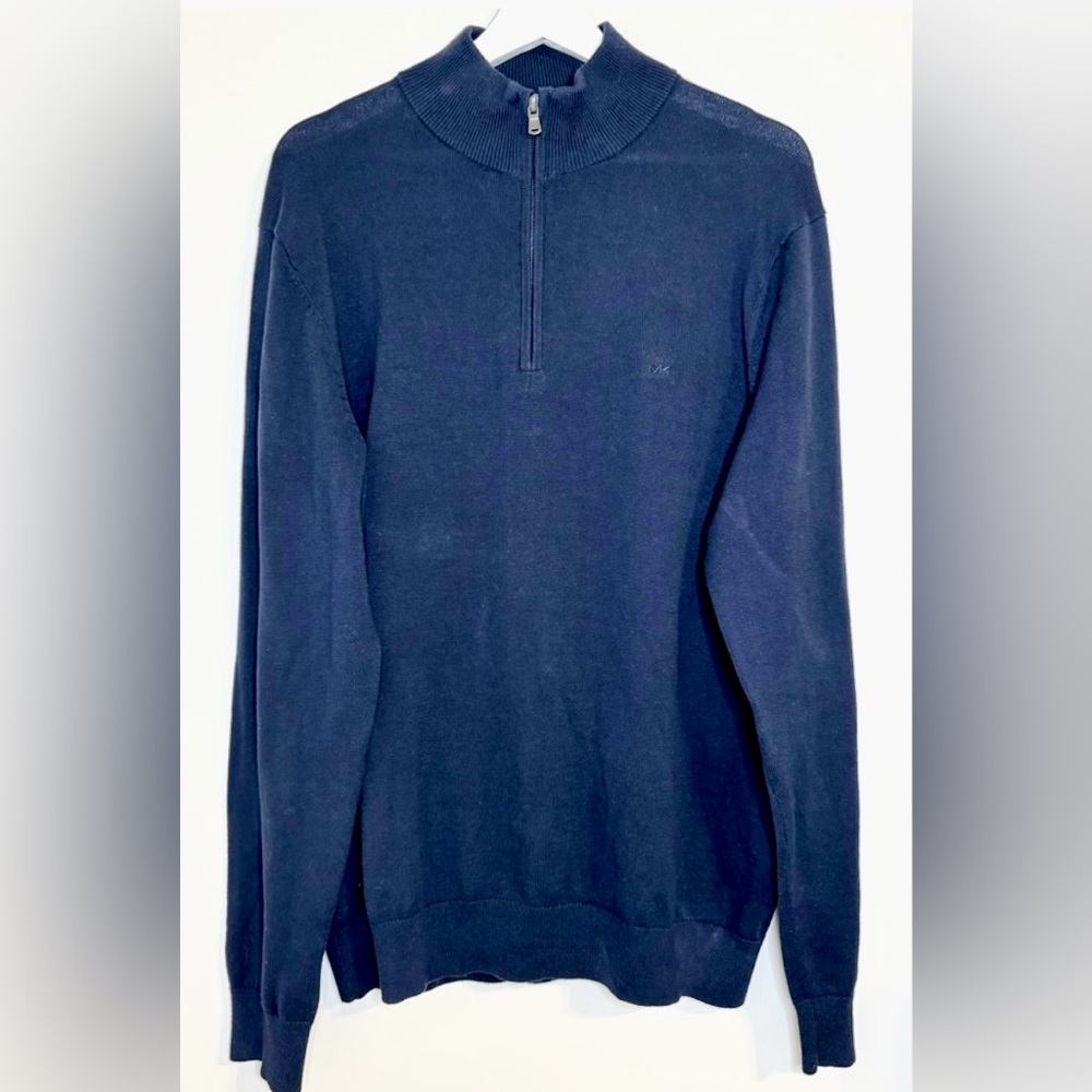 Michael Kors Men’s Quarter Zip Pullover Sweater